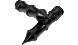 Accutronix GR101-LB Custom Grips - Tribal - Black - Picture 1 of 3