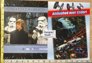 Star Wars Luke Skywalker In Emperor's Clutches & Planet Endor Book Photograph - Picture 1 of 1