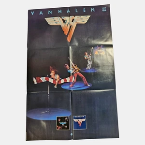 Póster álbum promocional Van Halen II 23x35 original vintage 1979 rock heavy metal - Imagen 1 de 6