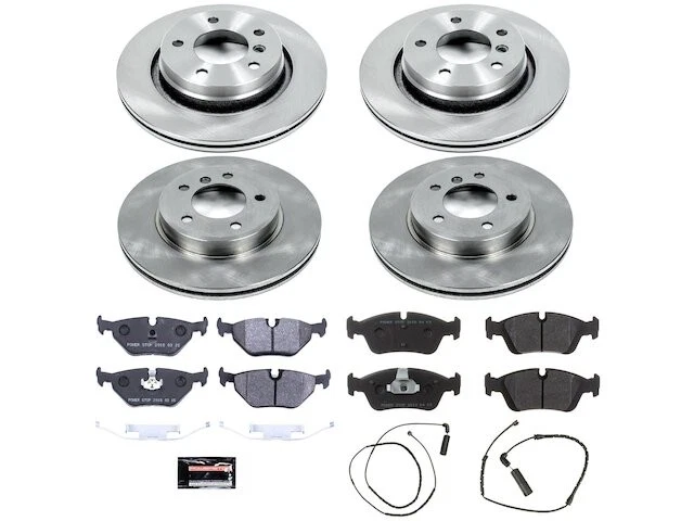 Kit de pastillas de freno y rotor delanteras y traseras para BMW 328Ci RN294ZS 2000 Foto 1 de 1