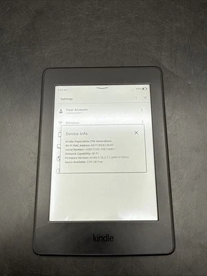 AMAZON Kindle Paperwhite DP75SDI 7th Generation 4GB Black - Tested & Reset - Image 1 of 4