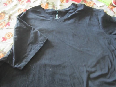 Harbor Bay V-Neck T-Shirt - Black - 3XL - Image 1 of 2