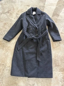 Abrigo largo mujer nuevo gris M viejo azul marino venta al por menor 89,99 - Imagen 1 de 9