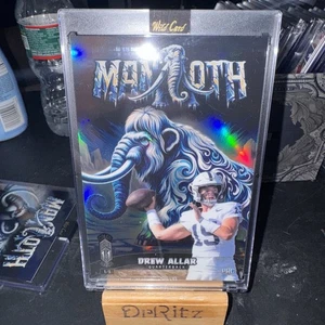 True 1/1 Colormatch Drew Allar Mammoth Wild Card Prehistoric Dino-Might Case Hit - Picture 1 of 2