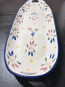 Temptations Old World Confetti  Oven Safe Serving Platter 18x8 -  NEW - Picture 1 of 5