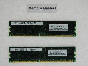 X8023A 4GB Approved 2x2GB 184pin PC3200 DDR Reg Memory Kit for Sun Fire x4100 - Picture 1 of 1
