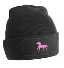 pink horse, beanie hat animal pet pony hose shoe stables horse shoe fantasy 6888