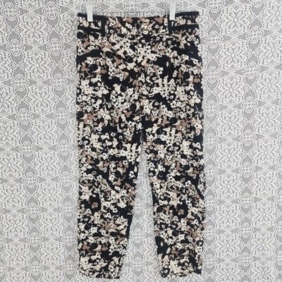 Anthropologie Cartonnier Floral printed Women's Chiffon Pants 6 -pt - Image 1 of 4