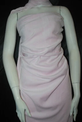 Terciopelo Algodón Tejido Tejido Suave para Jerséis Color Rosa Claro por Yarda  Foto 1 de 4