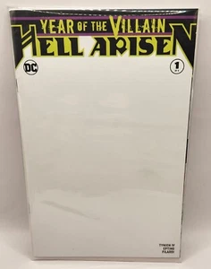 Hell Arisen #1 (2020) Year of the Villain, Blank Cover Variant - Picture 1 of 1