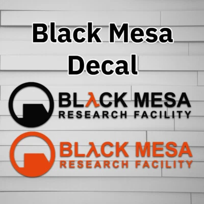 Black Mesa Vinyl Decal (Sticker, Car laptop window tumbler water bottle) video g - Image 1 of 4