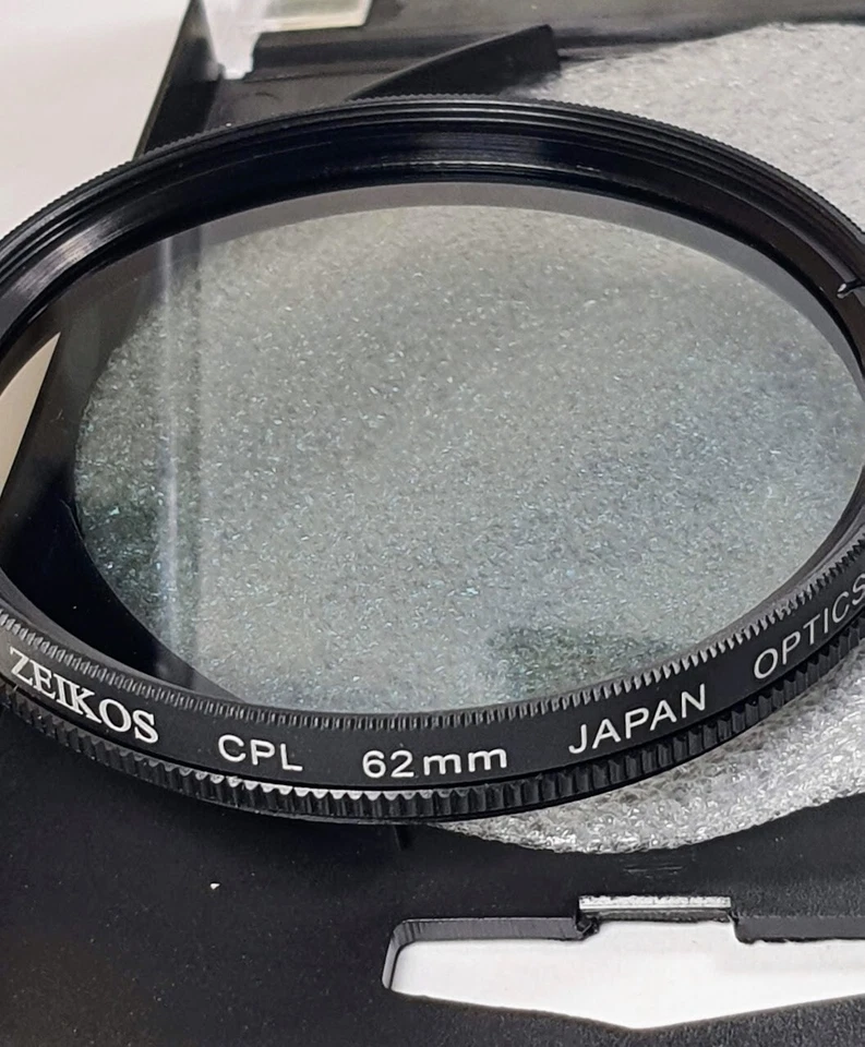 62mm Circular Polarizer CPL Glass Lens Filter 62 mm C-PL E-62 E62 Multi Coated - Image 1 of 4