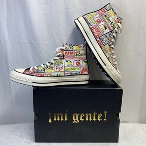 Converse Chuck 70 Hi "MiGente" Hi-Top Sneakers Black Unisex Lace-Up New171572C - Picture 1 of 22