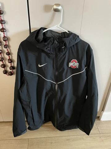 Ohio State Nike Team Issued Storm Rain Jacket Pullover Size Large VERY RARE! Cover