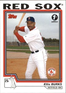 2004 Topps 1st Edition Boston Red Sox Baseball Card #541 Ellis Burks