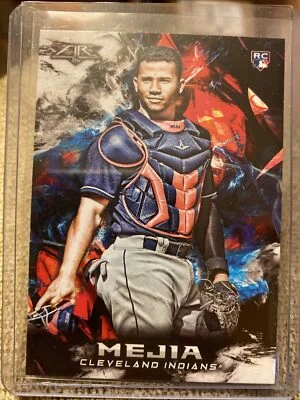 Francisco Mejia 2018 Topps Fire Francisco Mejia Rookie CLEVELAND INDIANS Rays - Image 1 of 2