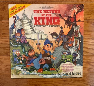 The Return Of The King A Story Of The Hobbits LP Rankin Bass Disney with Booklet - Imagen 1 de 10