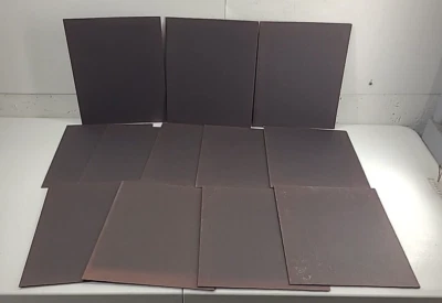 Lote De Colección De 12 Carpetas De Fotografías Vacías 8x10 Marco Único Porta Foto Foto 1 de 4