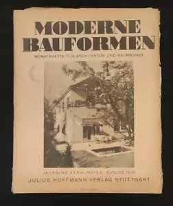 MODERN DESIGNS ARCHITECTURE RAUMKUST HOFFMANN BAUHAUS 1935 - Picture 1 of 1