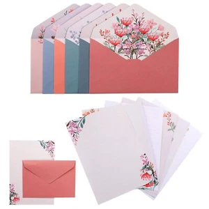 36 Pcs Stationary Letter Paper & Envelopes Set, 24 Writing Papers + 12 Envelopes - Picture 1 of 7