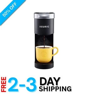 Portable Matte Black Coffee Maker - 12oz Capacity for Easy Brewing Anywhere - Picture 1 of 12