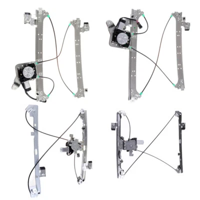 4pcs For 1999-2006 Chevy Silverado Front & Rear LH RH Window Regulator w/ Motor - Image 1 of 4