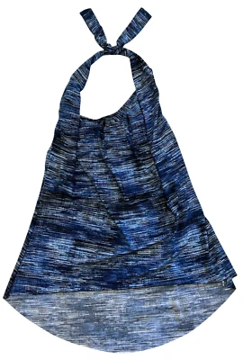 Magicsuit Tankini Swim Top Mujer 8 Azul Con Aros Alto Bajo Halter Vaca Playa Foto 1 de 4