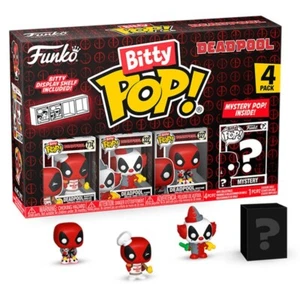 Blister 4 figuras Bitty POP Marvel Deadpool Master - Imagen 1 de 2