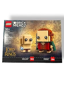 Lego BrickHeadz Lord Of The Rings Frodo and Gollum 40630 RETIRED 2024 NEW SEALED - Picture 1 of 7