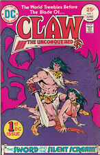 CLAW THE UNCONQUERED #1 VF+, 1975 DC Comics