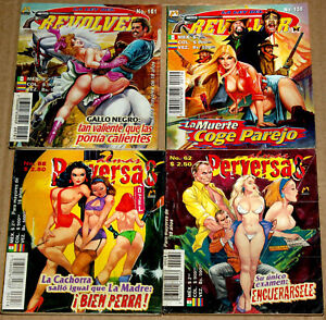 4Spicy Sexy WesternPulp Mexican Comics Revolver Spanish Steampunk GirlDangerGuns