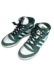 Adidas Top Ten RB Sneakers Green White High Top Athletic Shoes Womens 8 - Picture 1 of 10