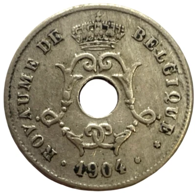 1904 Belgium 10 Centimes Coin KM# 52 Lot C1-74 - Image 1 of 4