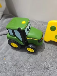 Kids Remote Control Tractor JOHNNY John Deere Toddler Toy Farm RC Works (A127) - Picture 1 of 2