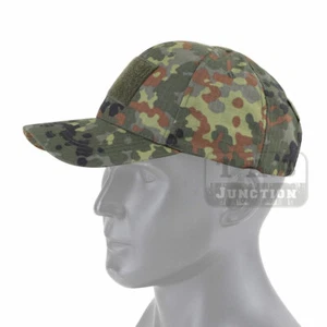 Flecktarn Tactical Military Army Hat Adjustable Baseball Cap Visor Hat  - Picture 1 of 8