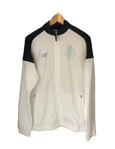 Sport Freizeit Herren NEW BALANCE PORTO TRAININGSJACKE Fußball FCP weiß Oberteil Mantel M - Bild 1 von 7
