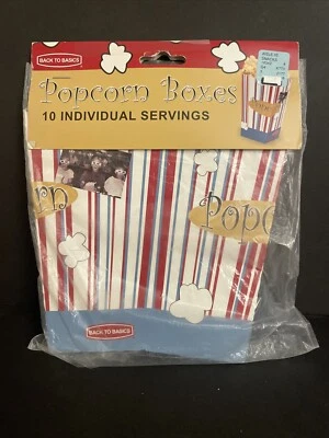 Back To Basics Popcorn Box Serving Containers, 6" Tall 10 pcs - Image 1 of 2