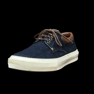 LOUIS VUITTON SS16 GONCOURT DERBY Denim Sneakers Articles de Voyage 9.5 w/box - Picture 1 of 16