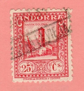 ANDORRA CORREO ESPAÑOL 1931 EDIFIL 20d USADO - Imagen 1 de 1