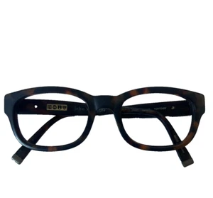 John Varvatos V337 Men's Polished Dark Tortoise Eyeglasses Rectangular Full Rim - Picture 1 of 11