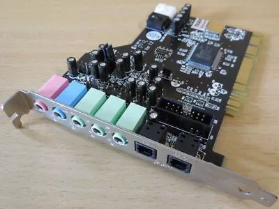 Terratec Aureon 5.1 Fun TTP8 Ver1.2 Ce3DX CM8738 6ch MX 3D 5.1 PCI 32 64Bit*s65 - Bild 1 von 4