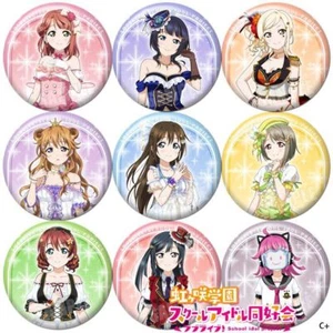 LoveLive! Cosplay Fashion Badge Pin Button Brooch Anime Gift 9PCS 58mm - Picture 1 of 1