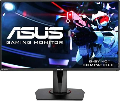 ASUS VG278Q 27" Full HD 1080p 144hz 1ms TN LED GSync FreeSync Gaming Monitor - Image 1 of 4
