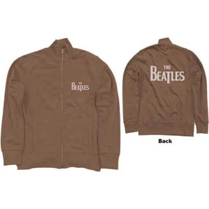 THE BEATLES Classic Logo TRACK Style Zip JACKET NEW M L XL apple records - Picture 1 of 1