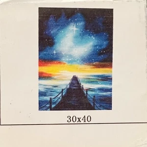 DIY 5D Diamond Painting Kits Stickerei Kunst Dekor - Brücke Ölgemälde - Bild 1 von 5