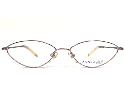 Armações de óculos Anne Klein AK9082 471 rosa aro completo redondo 53-15-135 - Imagem 1 de 4