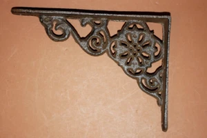 SMALL SHELF BRACKETS, Garden Decor, Floral Design, Open Shelving, Corbels, B-11 - Picture 1 of 5