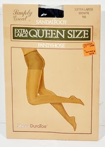 Simply Great Strumpfhose Extra Large Queen Size Midnite 785 Sandalfoot Pantyhose  - Bild 1 von 4
