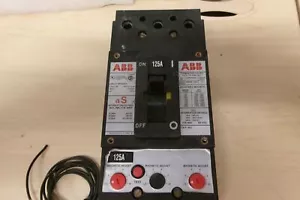 ABB, Circuit Breaker, 125A, TF2225 Used with shunt trip - Picture 1 of 6