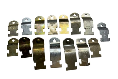 (Lote Mixto de 15) Mitades Conducto Puntal Media Abrazadera Tubo **Leer** Foto 1 de 4